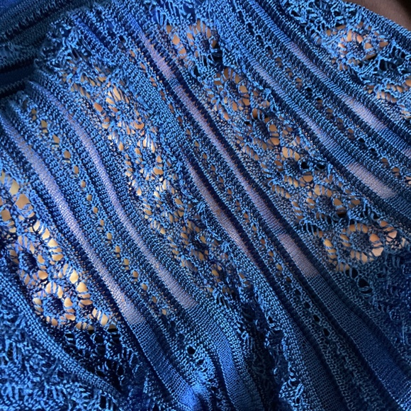 CAROLINA HERRERA Chevron Fringed Midi Dress - Picture 6 of 8